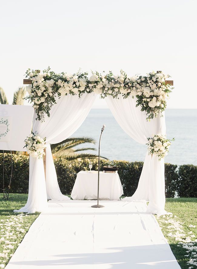 Romantic Oceanfront Wedding at Bel Air Bay Club - Inspired By This